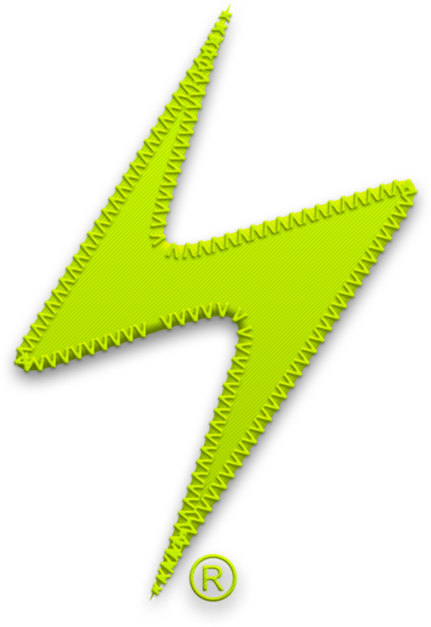 Firepower Sport Bolt Icon Logo Yellow